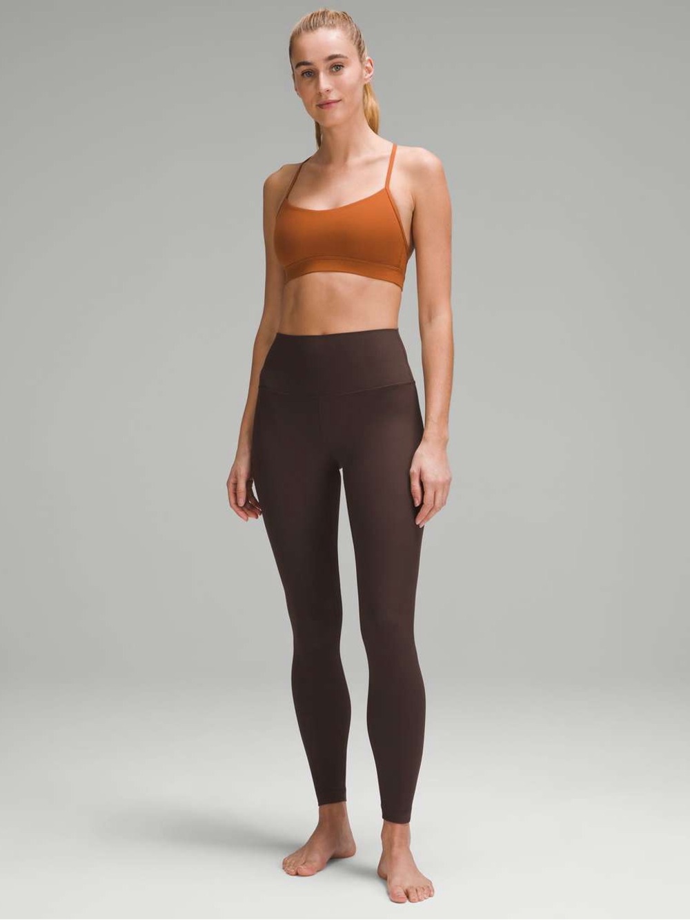 NWT lululemon Espresso Align Ribbed HR Pant 25” Size 6